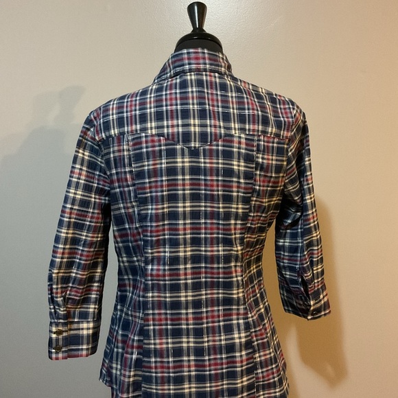 Unique Spectrum Multicolor Plaid Shirt - Picture 2 of 4